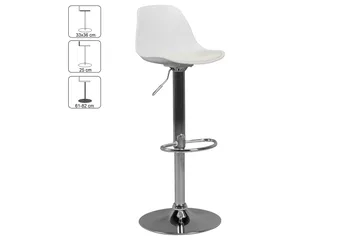 Mateel Barstol - Vit - Möbler - Fåtölj & stolar - Barstol & barpall