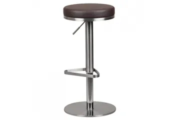 Norsen Barstol - Brun|Krom - Möbler - Fåtölj & stolar - Barstol & barpall