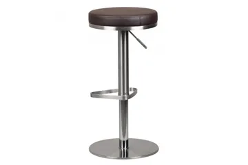 Norsen Barstol - Brun|Krom - Möbler - Fåtölj & stolar - Barstol & barpall