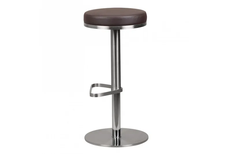 Norsen Barstol - Brun|Krom - Möbler - Fåtölj & stolar - Barstol & barpall