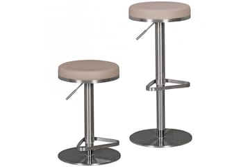 Norsen Barstol - Taupe|Krom - Möbler - Fåtölj & stolar - Barstol & barpall