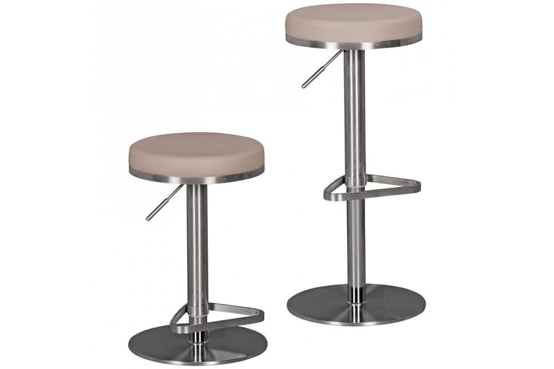 Norsen Barstol - Taupe|Krom - Möbler - Fåtölj & stolar - Barstol & barpall