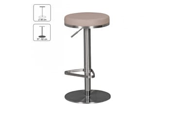 Norsen Barstol - Taupe|Krom - Möbler - Fåtölj & stolar - Barstol & barpall