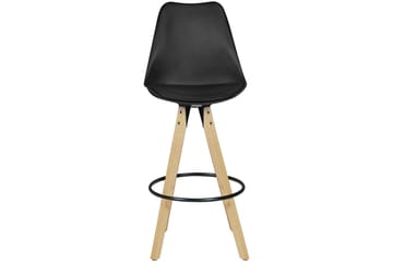 Sarkbank Barstolar 2-pack - Svart/Brun - Möbler - Fåtölj & stolar - Barstol & barpall