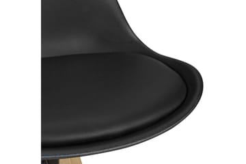 Sarkbank Barstolar 2-pack - Svart/Brun - Möbler - Fåtölj & stolar - Barstol & barpall