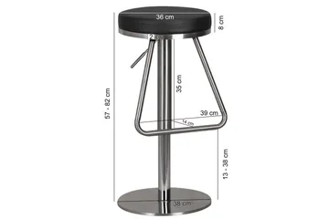 Segelhorst Barstol - Svart - Möbler - Fåtölj & stolar - Barstol & barpall