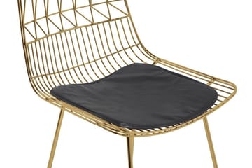 Set med 2 barstolar PRESTON Metall Guld 48cm - Guld - Möbler - Fåtölj & stolar - Barstol & barpall