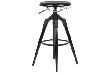 Vabensted Barstol - Svart - Möbler - Fåtölj & stolar - Barstol & barpall