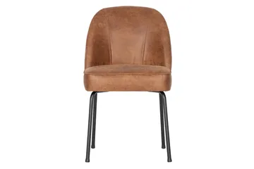 Bastien Matstol Läder - Brun - Möbler - Fåtölj & stolar - Matstol & köksstol