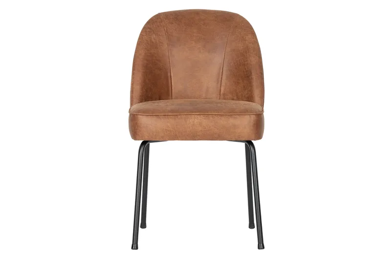 Bastien Matstol Läder - Brun - Möbler - Fåtölj & stolar - Matstol & köksstol