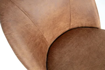 Bastien Matstol Läder - Brun - Möbler - Fåtölj & stolar - Matstol & köksstol