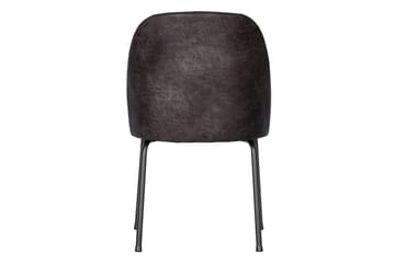 Bastien Matstol Läder - Svart - Möbler - Fåtölj & stolar - Matstol & köksstol