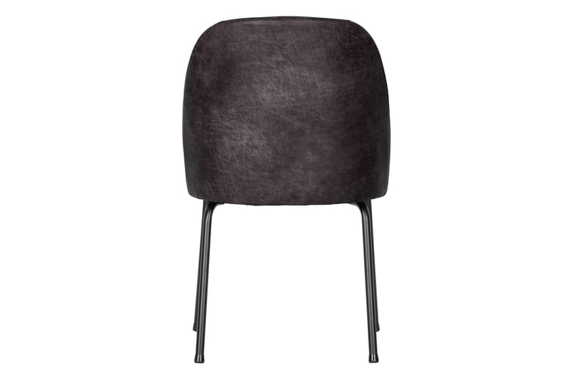 Bastien Matstol Läder - Svart - Möbler - Fåtölj & stolar - Matstol & köksstol