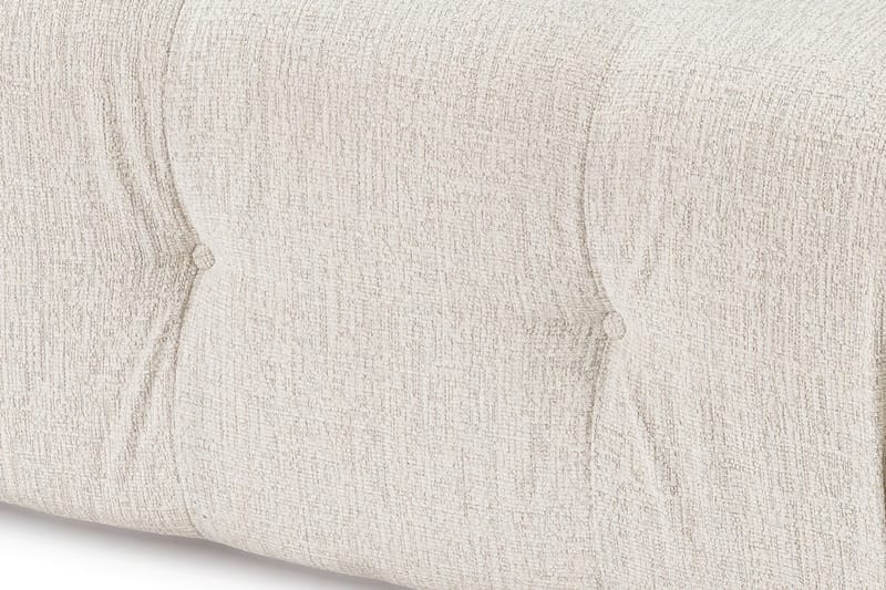Belgin Vänstermodul / Fåtölj med utfällbara armstöd och ryggstöd - Cream - Möbler - Fåtölj & stolar - Fåtölj