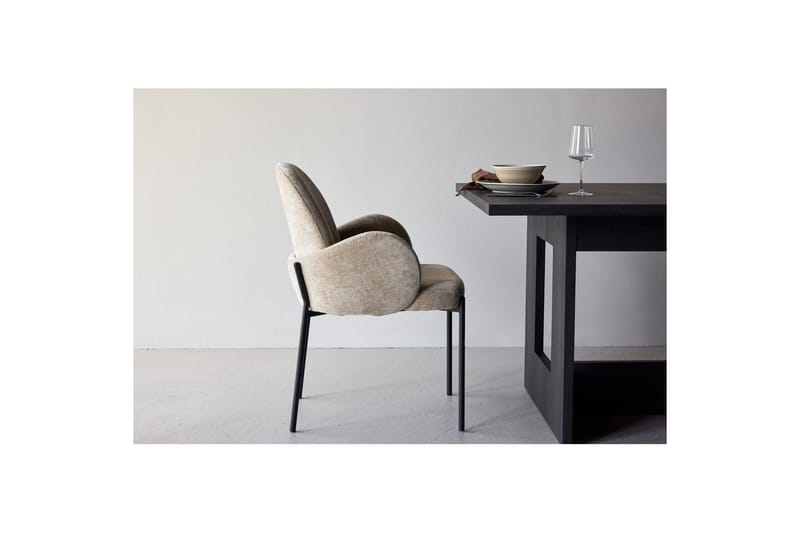 Blom Matstol - Beige - Möbler - Fåtölj & stolar - Matstol & köksstol