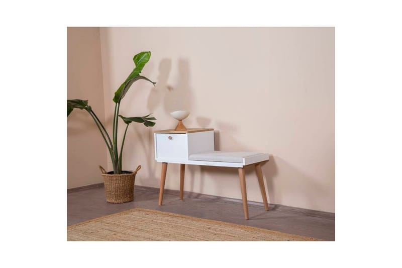 Bohem Sittpall - Vit - Möbler - Fåtölj & stolar - Pall & puff