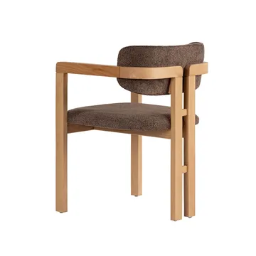 Bonavista Stol - brun och ek - Möbler - Fåtölj & stolar - Matstol & köksstol