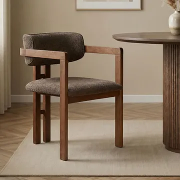 Bonavista Stol - brun och valnöt - Möbler - Fåtölj & stolar - Matstol & köksstol