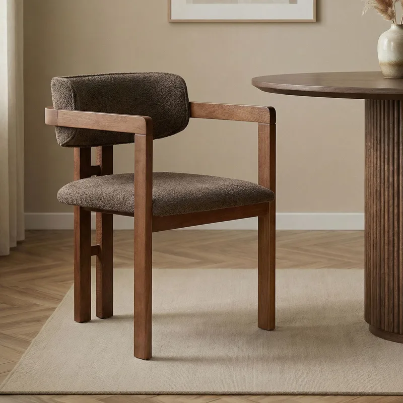 Bonavista Stol - brun och valnöt - Möbler - Fåtölj & stolar - Matstol & köksstol