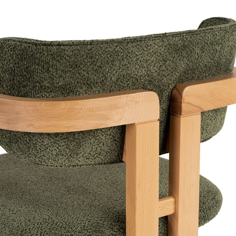 Bonavista Stol - grön och ek - Möbler - Fåtölj & stolar - Matstol & köksstol