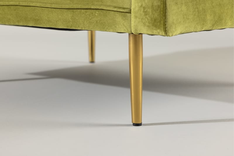 Boom Sammetssfåtölj - Green - Möbler - Fåtölj & stolar - Fåtölj