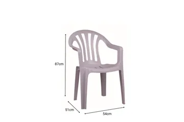 Brandiz Karmstol - Vit - Möbler - Fåtölj & stolar - Matstol & köksstol