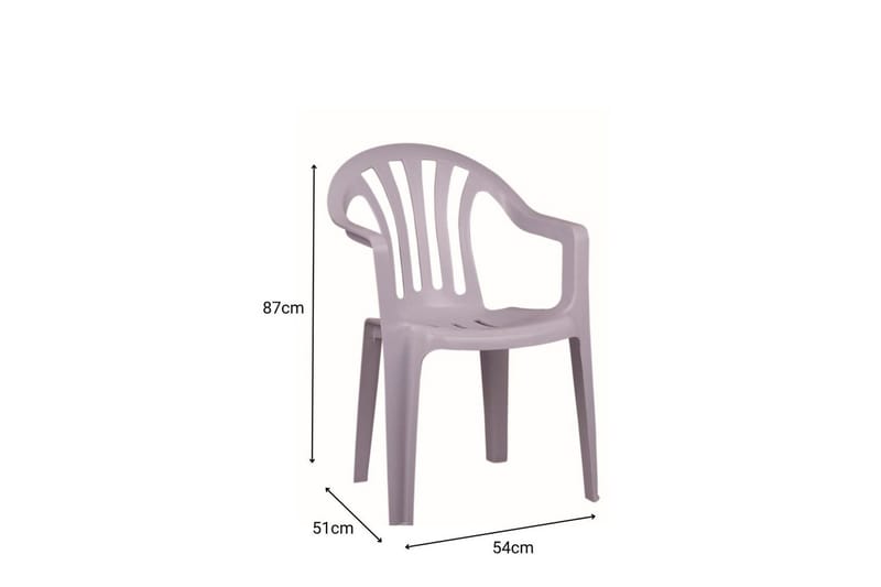 Brandiz Karmstol - Vit - Möbler - Fåtölj & stolar - Matstol & köksstol