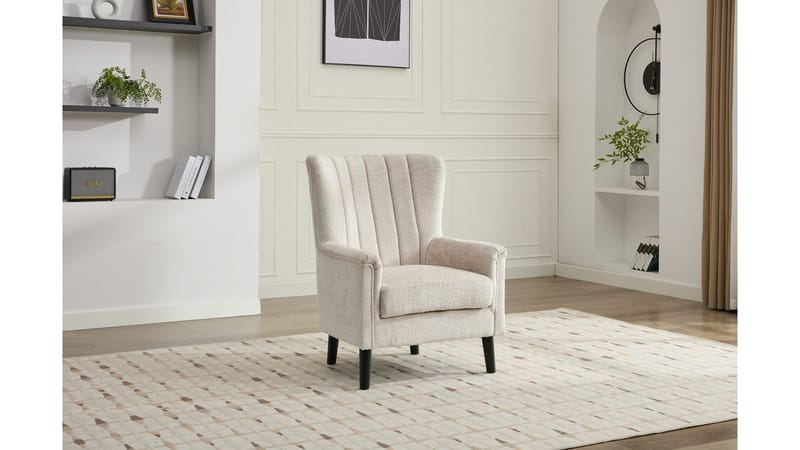 Brevalo Fåtölj i boucle - Cream - Möbler - Fåtölj & stolar - Fåtölj