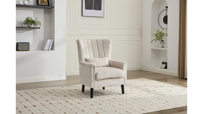 Brevalo Fåtölj i boucle - Cream - Möbler - Fåtölj & stolar - Fåtölj