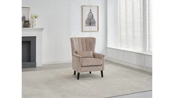 Brevalo Fåtölj i bouclet - Biscuit - Möbler - Fåtölj & stolar - Fåtölj