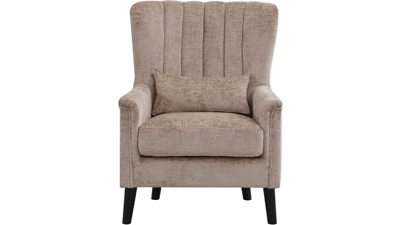 Brevalo Fåtölj i bouclet - Biscuit - Möbler - Fåtölj & stolar - Fåtölj