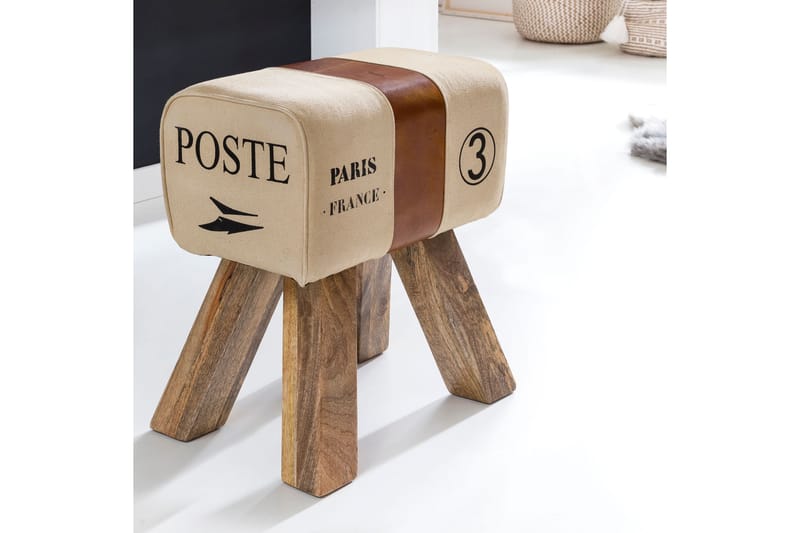 Brickworth Sittpall - Beige - Möbler - Fåtölj & stolar - Pall & puff