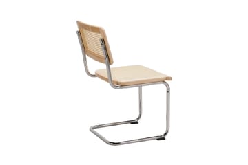 Build Matstol i Rotting - Natur/Krom - Möbler - Fåtölj & stolar - Matstol & köksstol