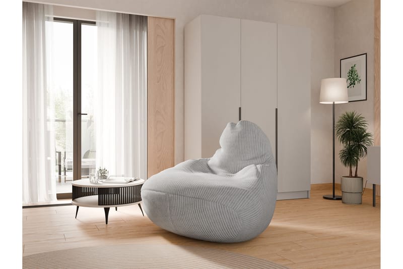 Buzzie Sittsäck 85 cm 120x - Grå - Möbler - Fåtölj & stolar - Sittsäck & saccosäck