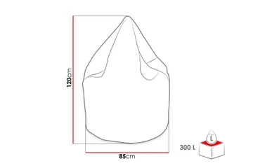 Buzzie Sittsäck 85 cm 120x - Möbler - Fåtölj & stolar - Sittsäck & saccosäck