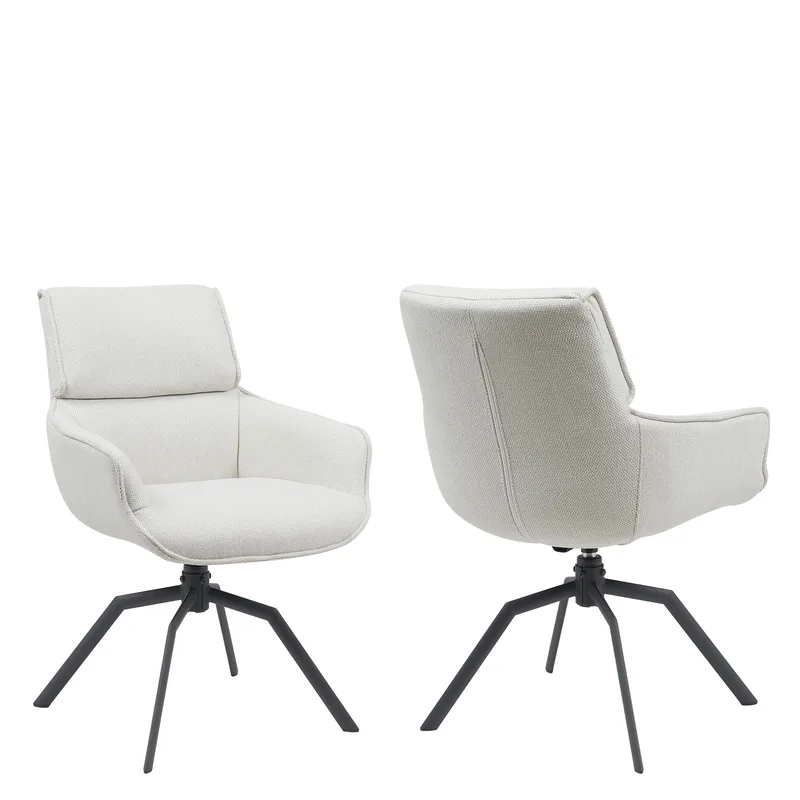 Calrosen Kontorsstol 2-pack, Beige