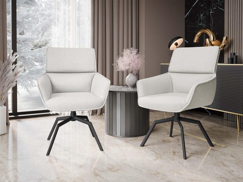 Calrosen Kontorsstol 2-pack - Beige - Möbler - Fåtölj & stolar - Kontorsstol & skrivbordsstol