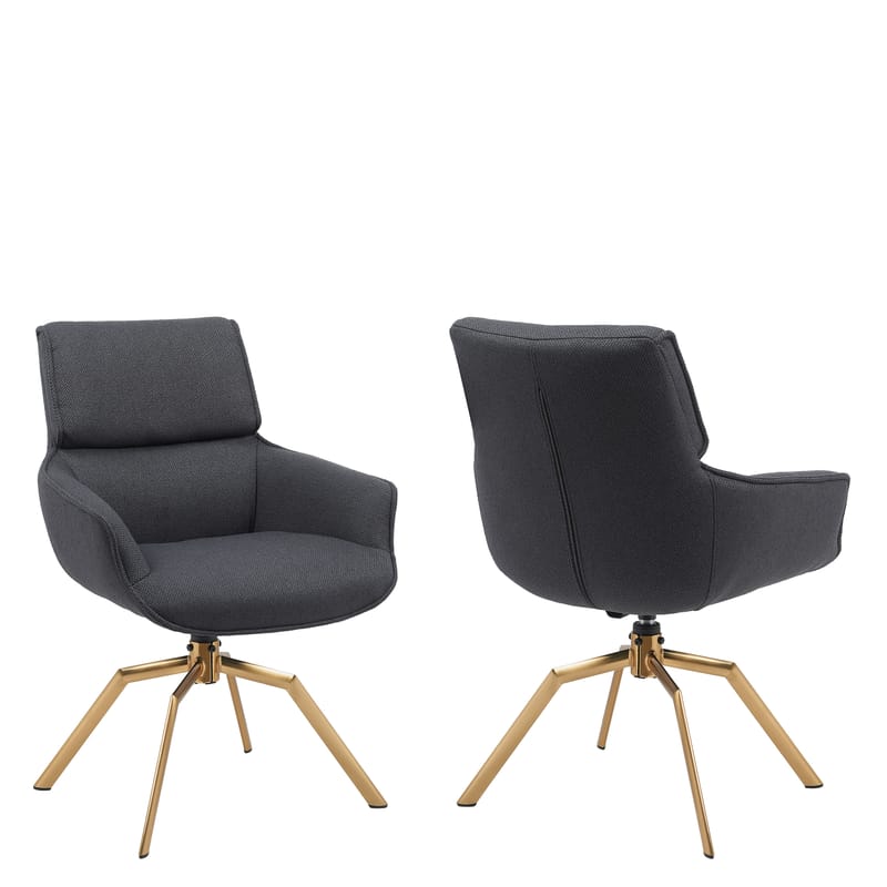 Calrosen Kontorsstol 2-pack, Grå