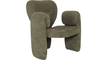 Calvero Fåtölj i tyg - Grön - Möbler - Fåtölj & stolar - Fåtölj