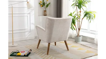 Carlton Fåtölj i bouclet - Cream - Möbler - Fåtölj & stolar - Fåtölj