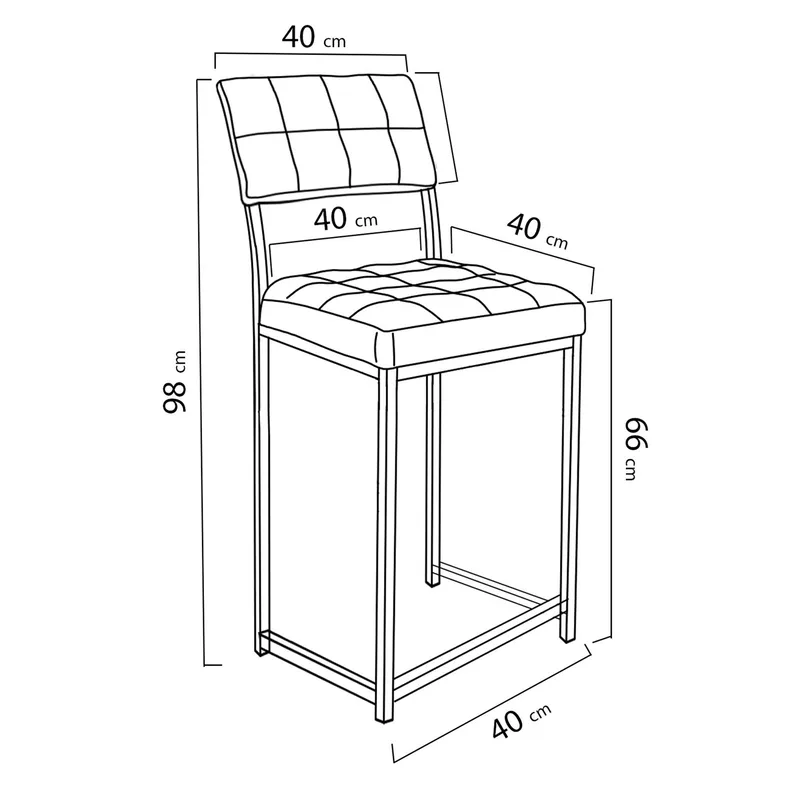 Cenanwesh Barstol - Brun - Möbler - Fåtölj & stolar - Barstol & barpall