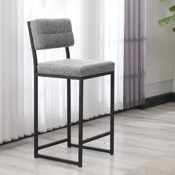 Cenanwesh Barstol - Grå - Möbler - Fåtölj & stolar - Barstol & barpall