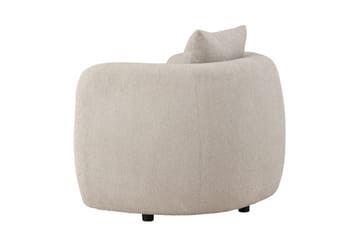 Cielo Modern Rund Fåtölj i Tyg - Beige - Möbler - Fåtölj & stolar - Fåtölj