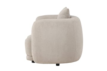 Cielo Modern Rund Fåtölj i Tyg - Beige - Möbler - Fåtölj & stolar - Fåtölj