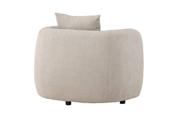 Cielo Modern Rund Fåtölj i Tyg - Beige - Möbler - Fåtölj & stolar - Fåtölj