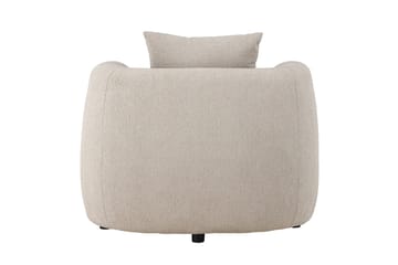 Cielo Modern Rund Fåtölj i Tyg - Beige - Möbler - Fåtölj & stolar - Fåtölj
