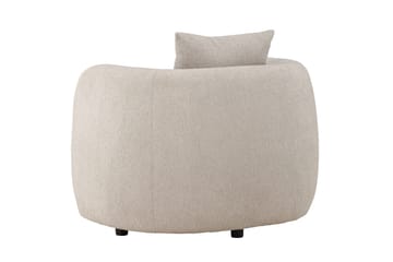 Cielo Modern Rund Fåtölj i Tyg - Beige - Möbler - Fåtölj & stolar - Fåtölj