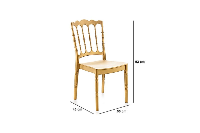 Clavon Matstol - Light Brun - Möbler - Fåtölj & stolar - Matstol & köksstol