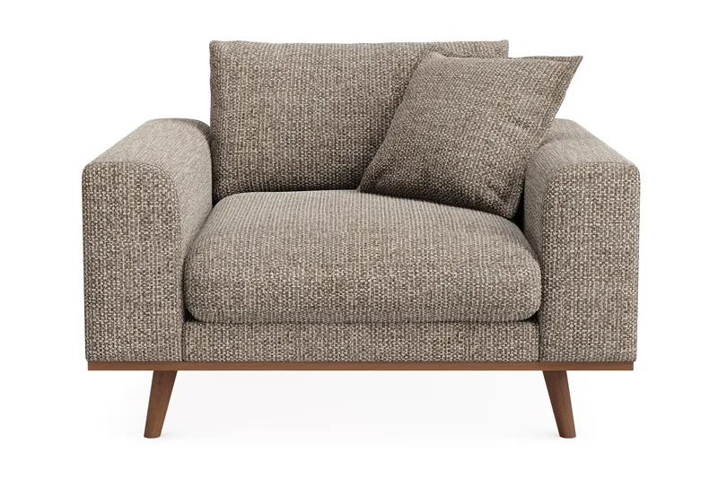 Copenhagen Premium Djup Fåtölj i Chenille, Brun