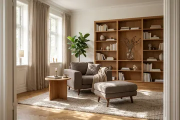 Copenhagen Premium Djup Fåtölj i Chenille - Brun - Möbler - Fåtölj & stolar - Fåtölj